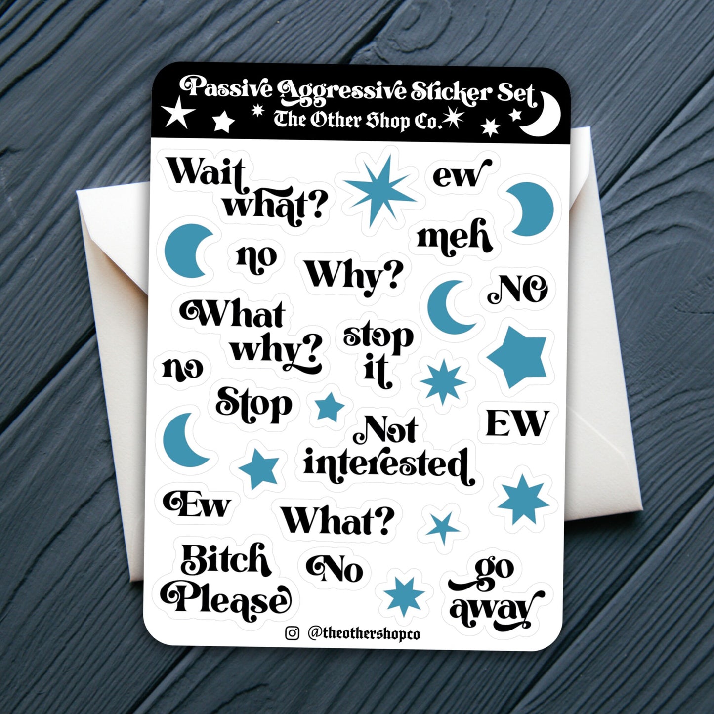 Passive Aggressive Sticker Sheet