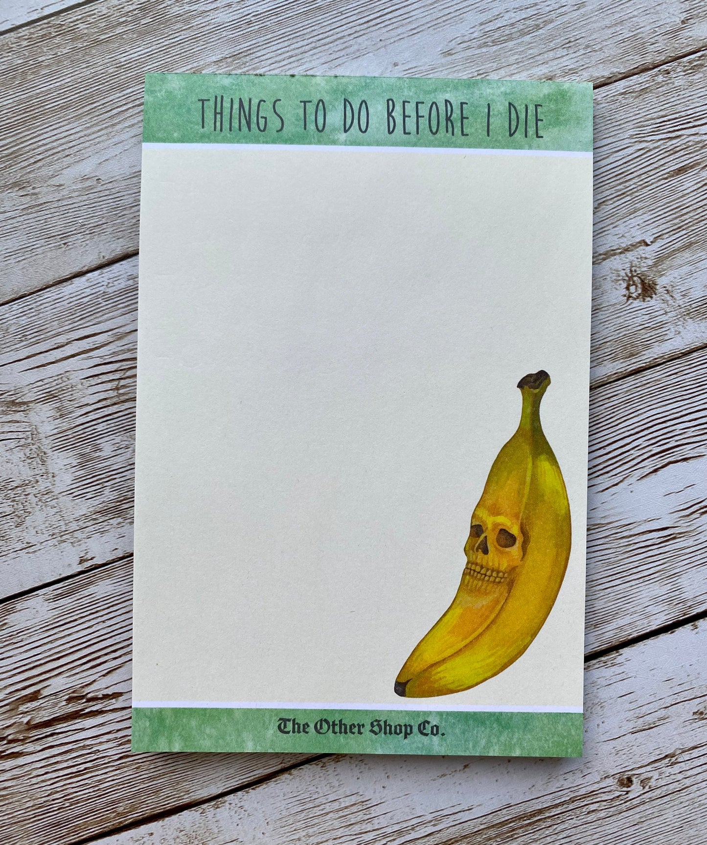Things To Do Before I Die Notepad